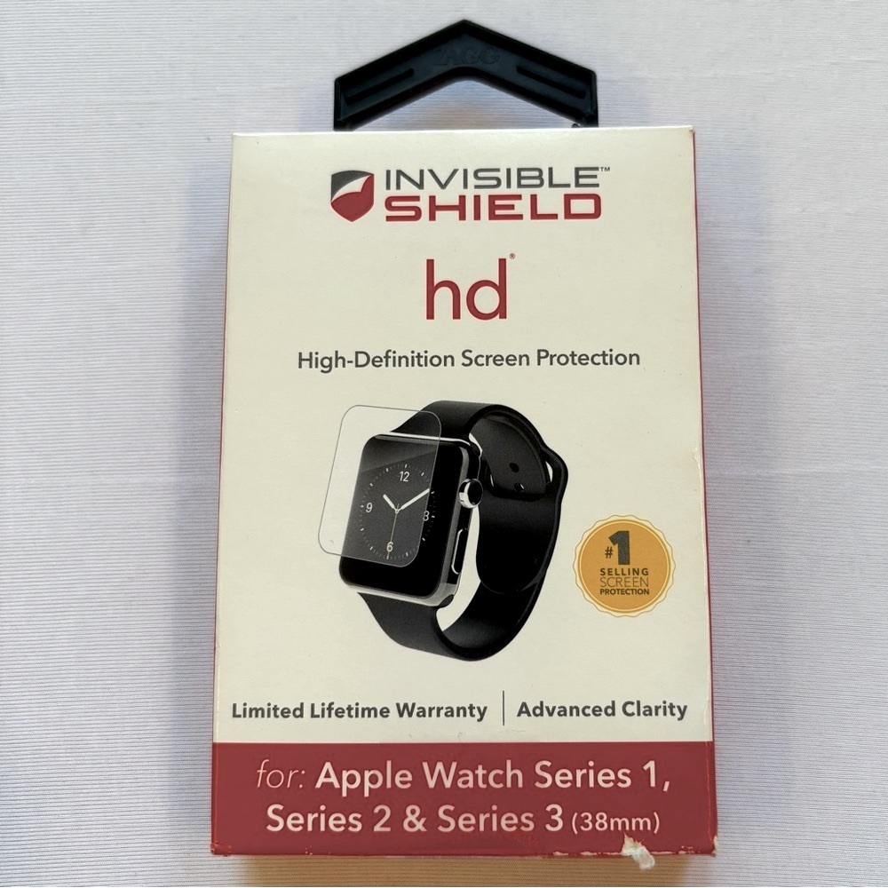 ZAGG Invisible Shield HD Screen Protector for Apple Watch 38mm or 40mm